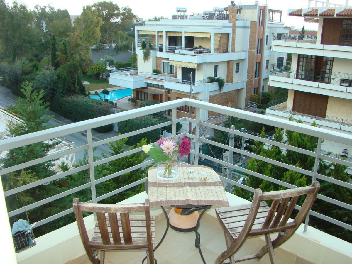 Family Getaway, Spacious And Luxurious, Sea View, Terrace, Next To Voula Beach, 20Min From Center Ateny Zewnętrze zdjęcie